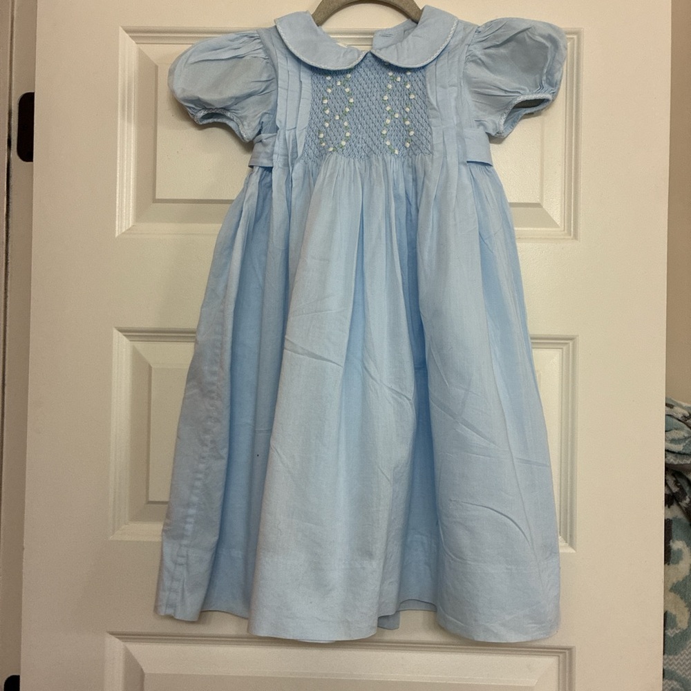 Strasburg Light Blue Formal Kids Dress